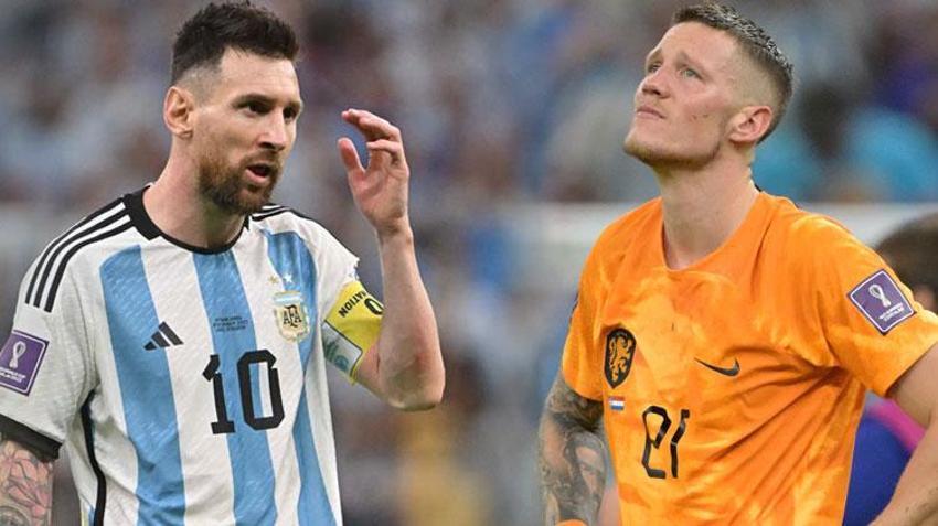 Hollanda-Arjantin maçında büyük gerginlik! Messi'den Weghorst'a şok sözler: Ne bakıyorsun aptal!