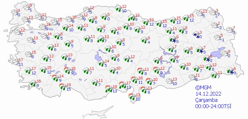 Çok kuvvetli kar yağışı başlıyor! Sıcaklık 0 dereceye düşecek, Meteoroloji son dakika il il duyurdu