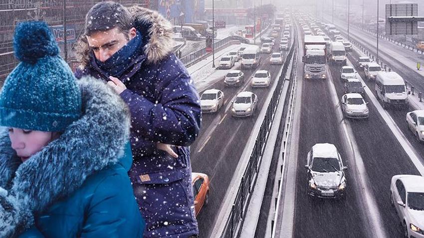 İstanbul'a çok kuvvetli kar geliyor! Sıcaklık 10 derece düşecek, Meteoroloji il il son dakika duyurdu