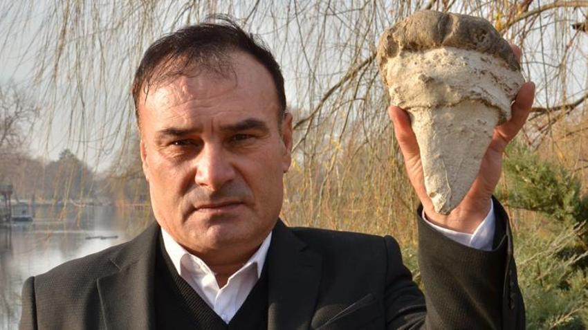 20 milyon yıllık megalodon dişi Elbistan'da bulundu