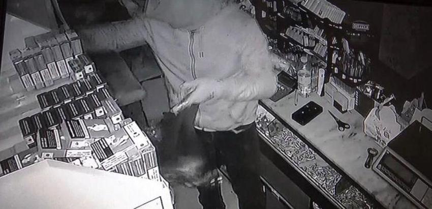 Gece yarısı ortaya çıktı, 100 bin liralık malzemeleri çalıp çıktı! İşte 'fare adam'ın anbean görüntüleri...