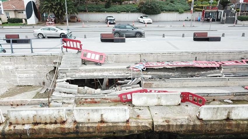 Üsküdar Sahili'nde korkutan görüntü! Yürürken fark ettiler: Oturup çay içiyorduk