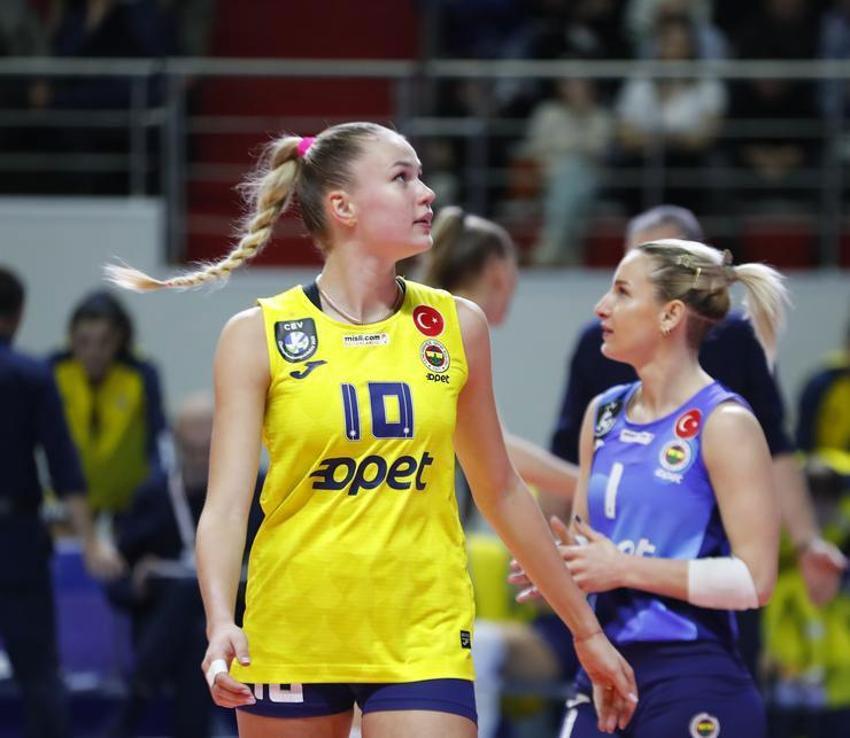 Fenerbahçe Opet'in yıldızı Arina Fedorovtseva büyük tehlike atlattı!