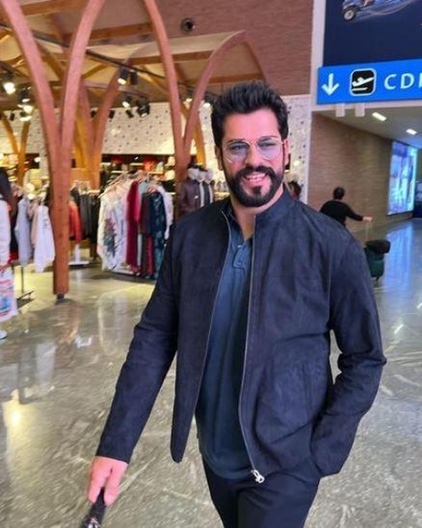 Burak Özçivit'ten oğlu Karan'la pozlar! Fahriye Evcen kayıtsız kalmadı