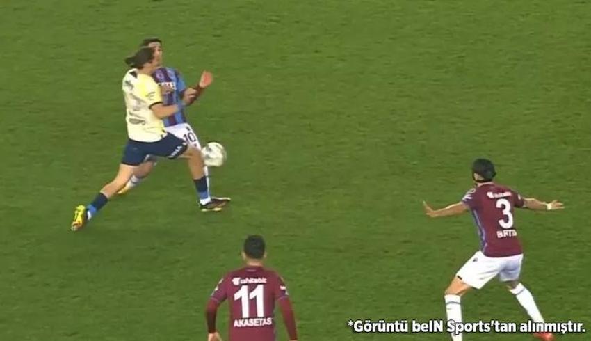Trabzonspor - Fenerbahçe maçındaki kırmızı kart doğru mu? "Uzaydan bile görülecek pozisyon"
