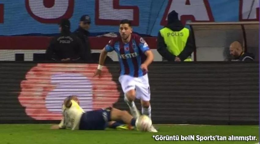 Trabzonspor - Fenerbahçe maçındaki kırmızı kart doğru mu? "Uzaydan bile görülecek pozisyon"