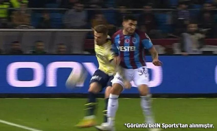 Trabzonspor - Fenerbahçe maçındaki kırmızı kart doğru mu? "Uzaydan bile görülecek pozisyon"