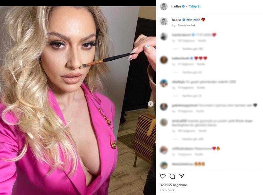 Ünlü şarkıcı son paylaşımıyla 'hadise' çıkardı! Pozlarına beğeni yağdı