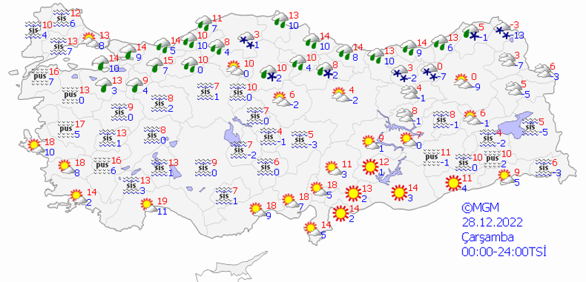 Meteoroloji son dakika duyurdu! Hava tersine dönüyor, sıcaklık -2 dereceye kadar düşecek