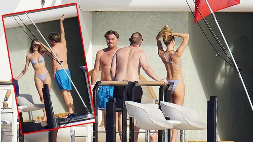 Leonardo Dicaprio lüks yatında bikinili güzellerle görüntülendi!