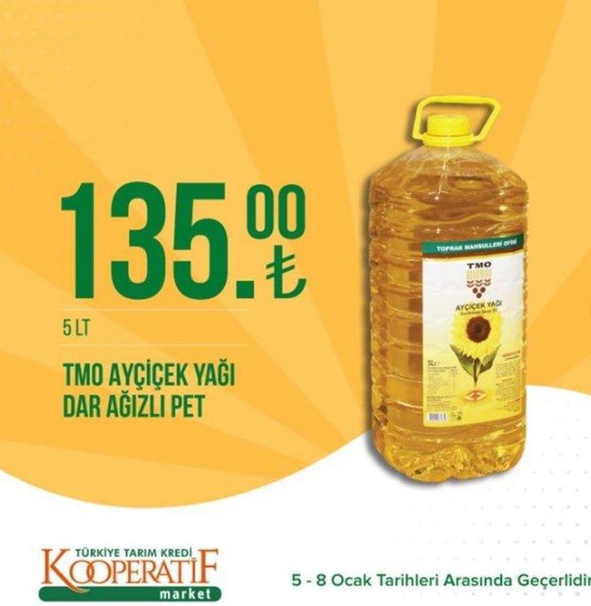  Ayçiçek yağından yumurtaya büyük indirim! Tarım Kredi Kooperatif Market indirimli ürünler listesi belli oldu