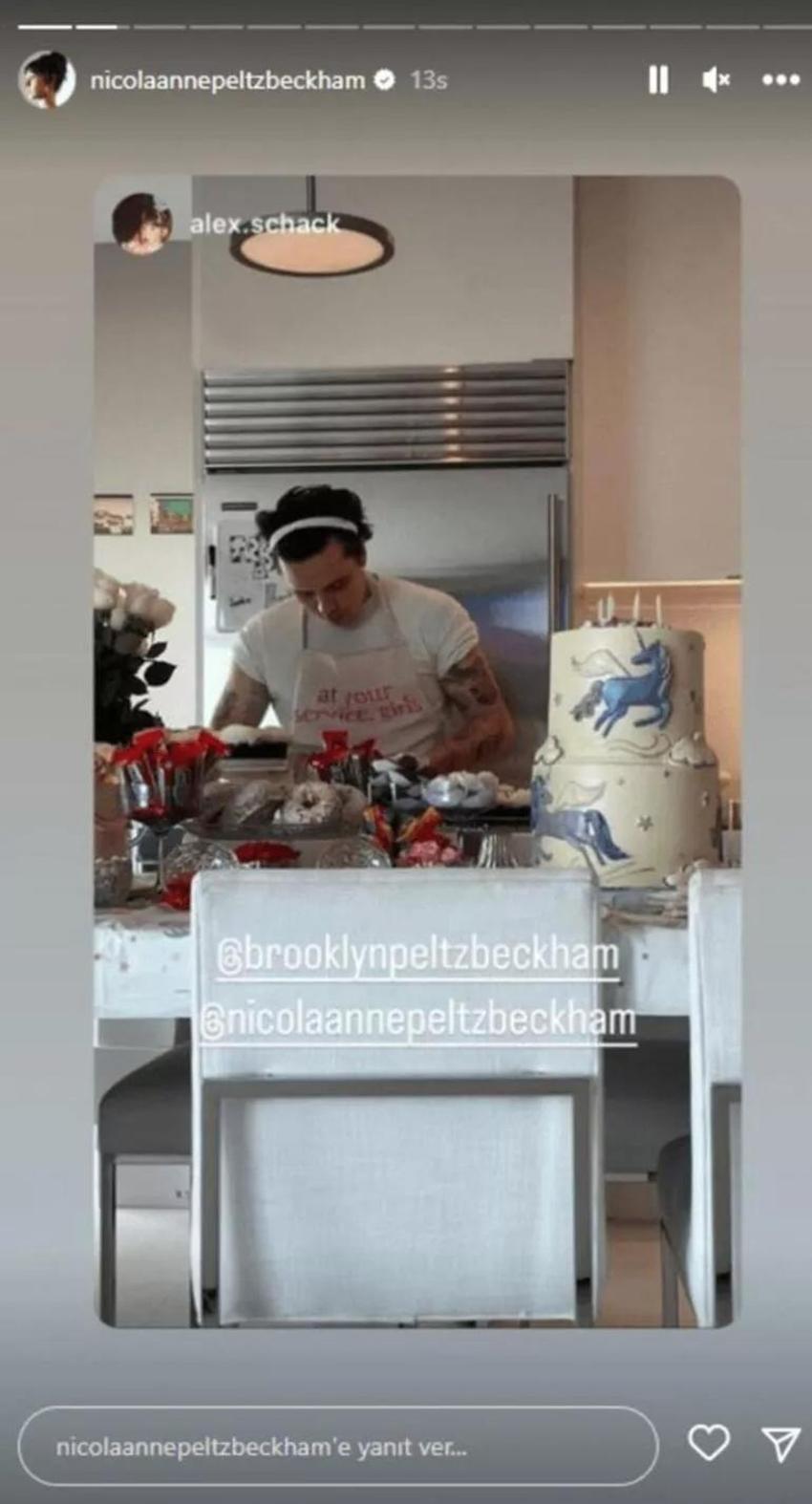 Brooklyn Beckham eşi Nicola Anne Peltz'e aşkını haykırdı!