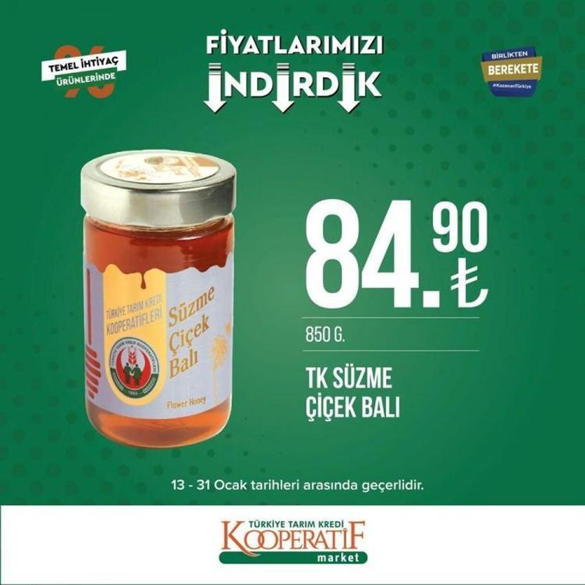 Tarım Kredi Marketlerinde büyük indirim! Birçok üründe fiyatlar düştü, tek tek açıklandı