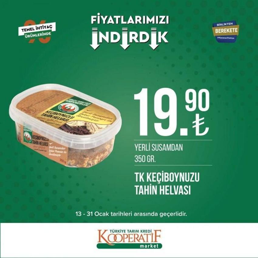 Tarım Kredi Marketlerinde büyük indirim! Birçok üründe fiyatlar düştü, tek tek açıklandı