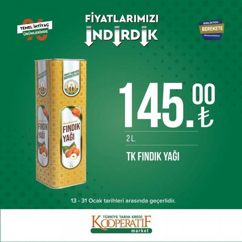 Tarım Kredi Marketlerinde büyük indirim! Birçok üründe fiyatlar düştü, tek tek açıklandı