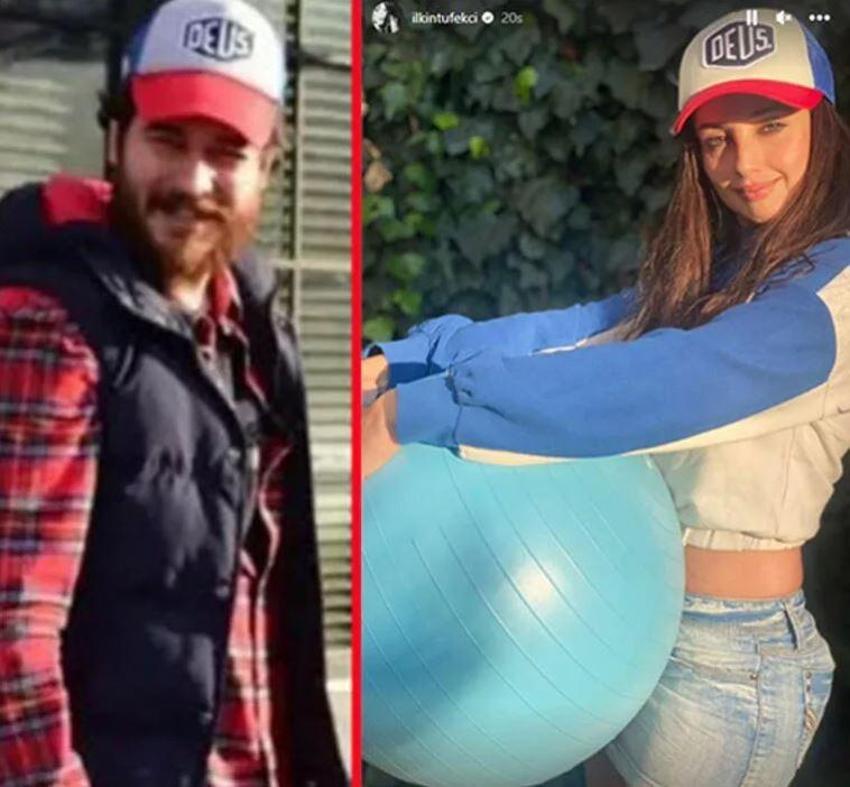 Çağatay Ulusoy ile İlkin Tüfekçi'yi şapka ele verdi! 'Artık aşk belgelendi'