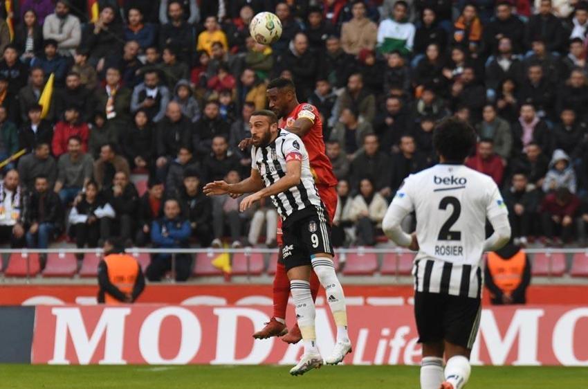 Galatasaray'dan sonra Beşiktaş'tan da müthiş seri! Kayseri'de 2 gol 1 kırmızı
