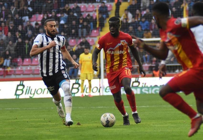 Galatasaray'dan sonra Beşiktaş'tan da müthiş seri! Kayseri'de 2 gol 1 kırmızı