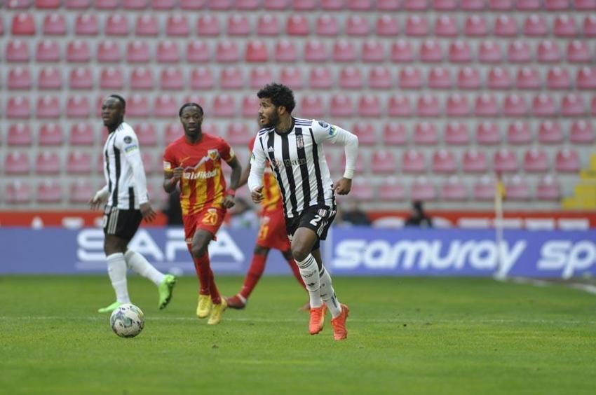 Galatasaray'dan sonra Beşiktaş'tan da müthiş seri! Kayseri'de 2 gol 1 kırmızı