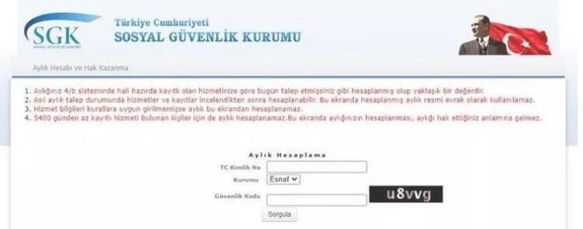 Emekli maaşı hesaplama 2023! SGK robotuyla 4A, 4B, 4C emekli maaşı nasıl hesaplanır, emekli maaşı ne kadar alırım? uyg.sgk.gov.tr emekli maaşı hesaplama tablosu