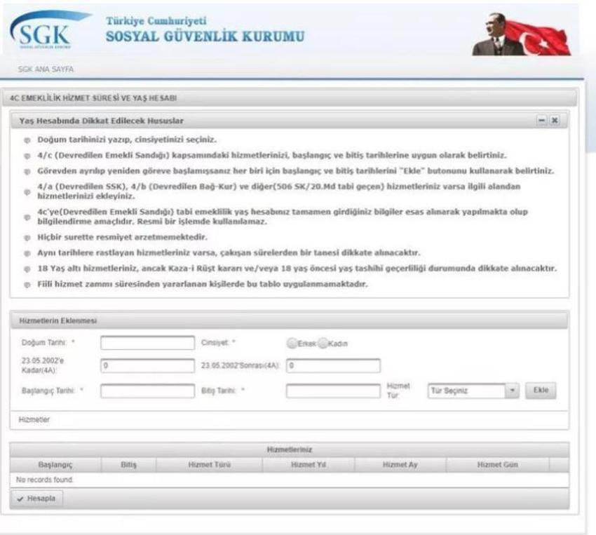 Emekli maaşı hesaplama 2023! SGK robotuyla 4A, 4B, 4C emekli maaşı nasıl hesaplanır, emekli maaşı ne kadar alırım? uyg.sgk.gov.tr emekli maaşı hesaplama tablosu