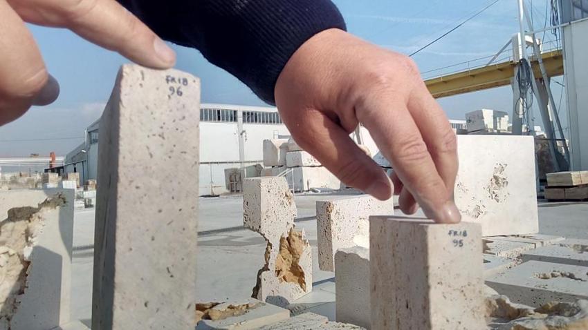 Denizli'de travertenin içinden milyonlarca yıllık hayvan fosilleri çıktı