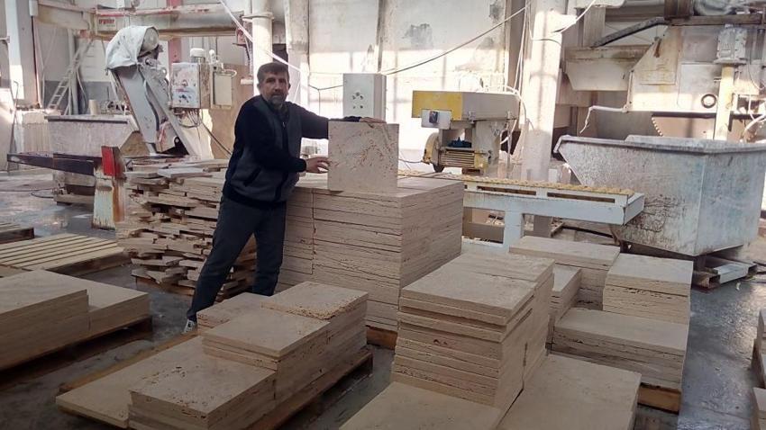 Denizli'de travertenin içinden milyonlarca yıllık hayvan fosilleri çıktı