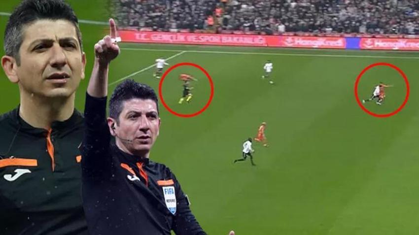 Beşiktaş-Alanyaspor maçında tartışmalı pozisyon! Yaşar Kemal Uğurlu'nun kararı damga vurdu: Kırmızı kart