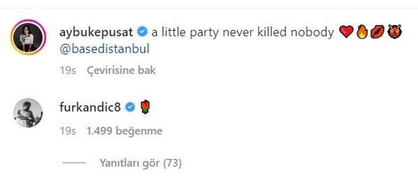 Aybüke Pusat'tan dekolteli paylaşım! Furkan Andıç kayıtsız kalamadı