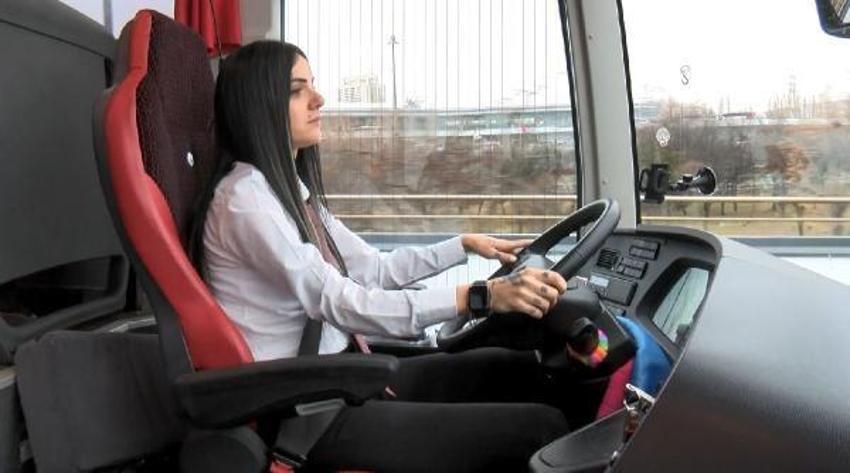 Hosteslikten otobüs kaptanlığına! Emekli olana kadar yapmak istiyorum