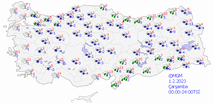 Kar ve soğuk hava dalgası başladı! Meteoroloji son dakika il il duyurdu, haritada böyle göründü