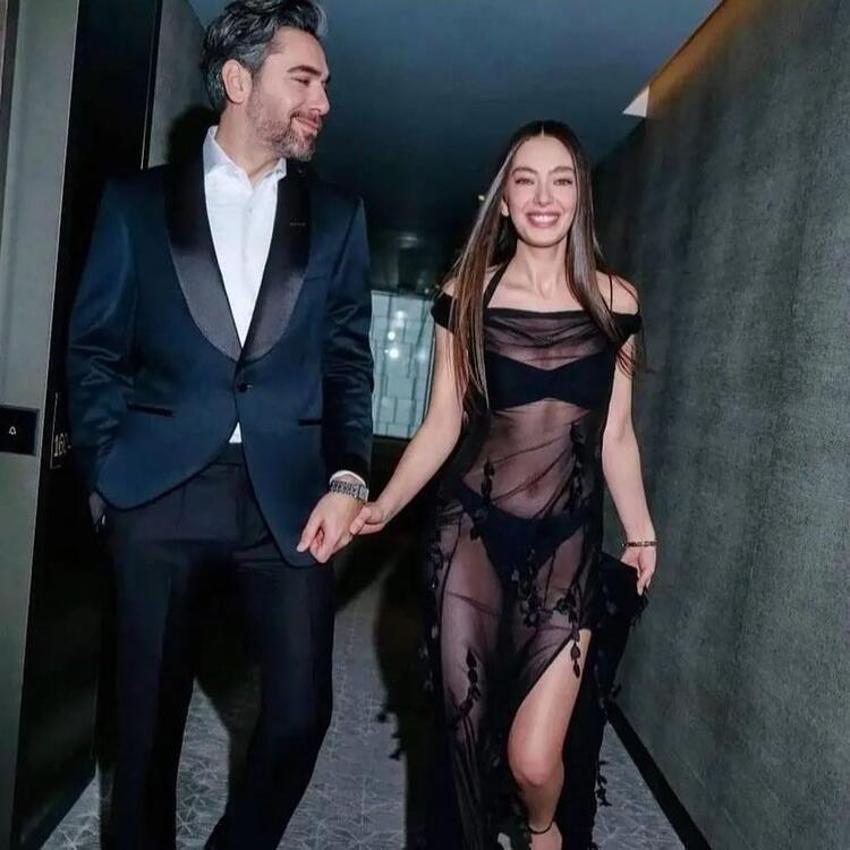 Neslihan Atagül'ün transparan elbisesi olay yarattı! Fiyatı dikkat çekti