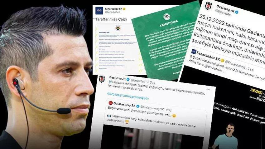 Fenerbahçe, Beşiktaş, Galatasaray ve Konyaspor'dan gönderme! Sosyal medyadan üst üste paylaştılar