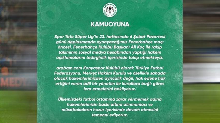 Fenerbahçe, Beşiktaş, Galatasaray ve Konyaspor'dan gönderme! Sosyal medyadan üst üste paylaştılar