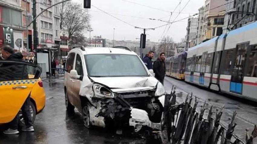 İstanbul'da meydana gelen trafik kazaları kamerada 