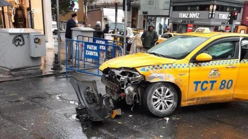 İstanbul'da meydana gelen trafik kazaları kamerada 