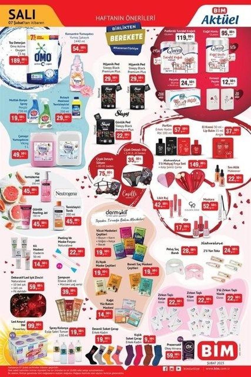 BİM'de Sevgililer Günü indirimli ürünleri var! BİM 10 Şubat aktüel katalog yayınlandı
