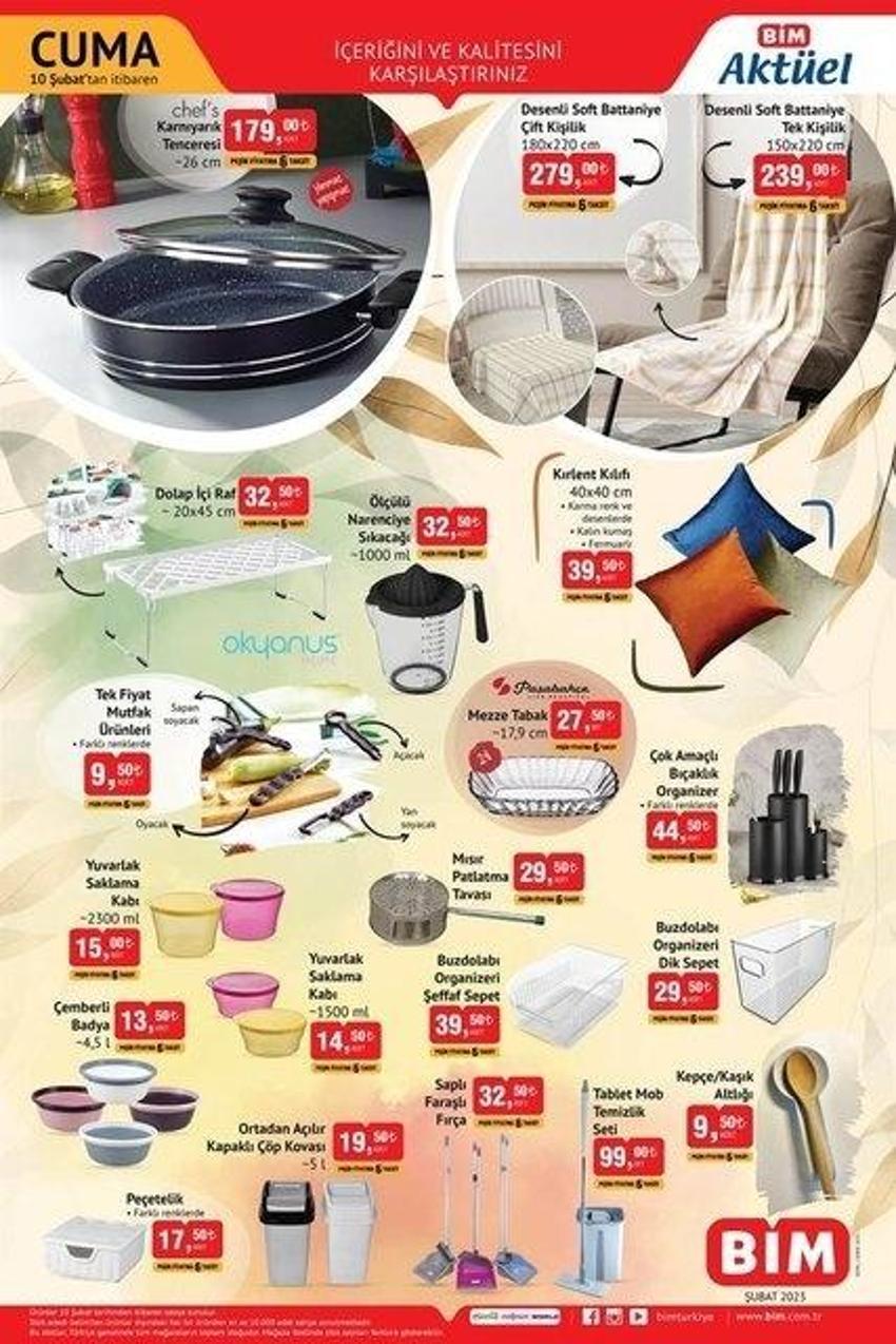 BİM'de Sevgililer Günü indirimli ürünleri var! BİM 10 Şubat aktüel katalog yayınlandı