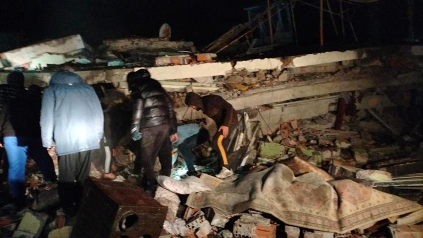 Kahramanmaraş'taki deprem sonrası bölgeden ilk görüntüler