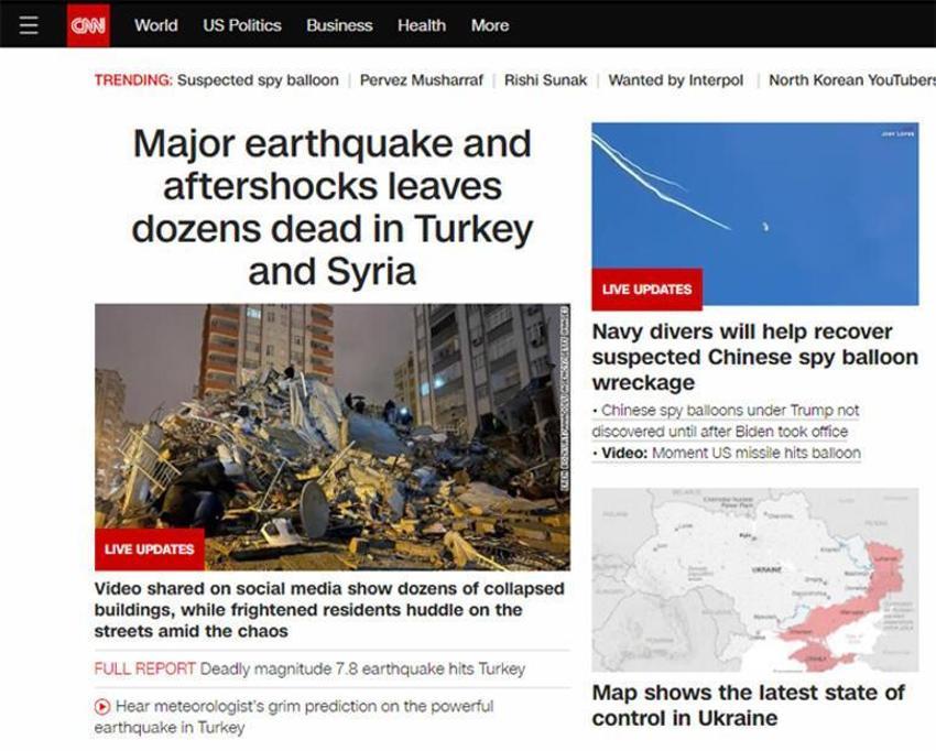 Türkiye depremi dünya gündemine oturdu! 16 ülke sallandı