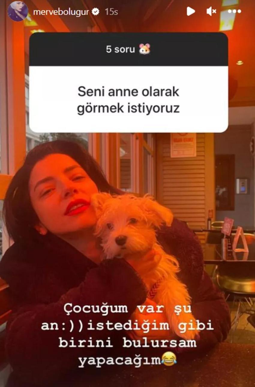 Merve Boluğur'dan çocuk yanıtı!