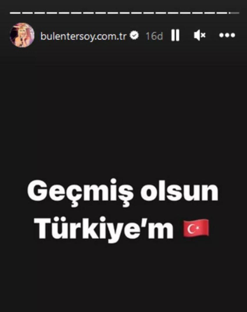 Deprem sonrası ünlülerden geçmiş olsun mesajları