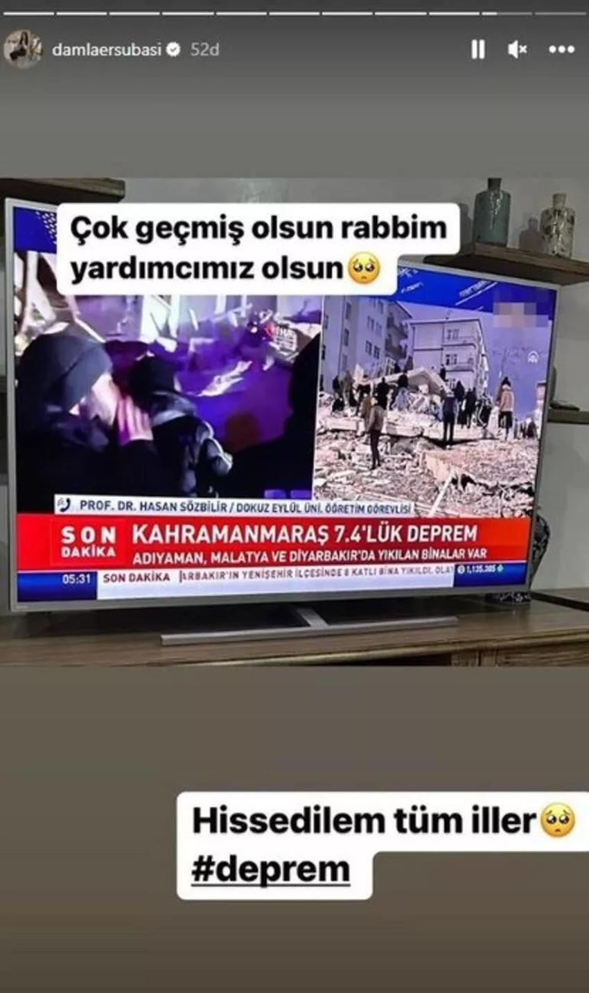 Deprem sonrası ünlülerden geçmiş olsun mesajları