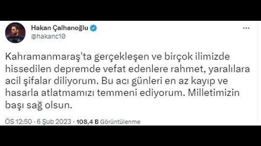 Mahrez, Modric, İcardi, Alex de Souza, Talisca... Spor camiasından Türkiye'ye deprem mesajları