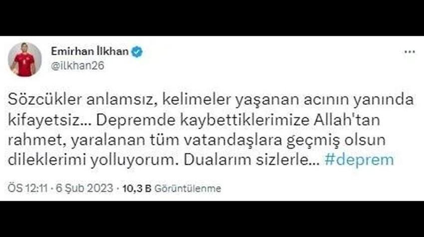 Mahrez, Modric, İcardi, Alex de Souza, Talisca... Spor camiasından Türkiye'ye deprem mesajları