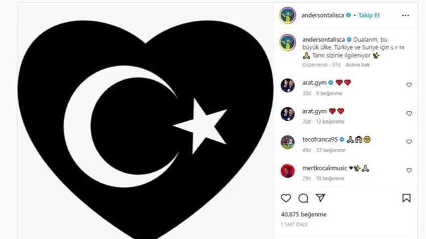Mahrez, Modric, İcardi, Alex de Souza, Talisca... Spor camiasından Türkiye'ye deprem mesajları
