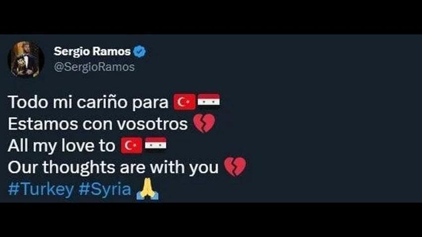 Mahrez, Modric, İcardi, Alex de Souza, Talisca... Spor camiasından Türkiye'ye deprem mesajları