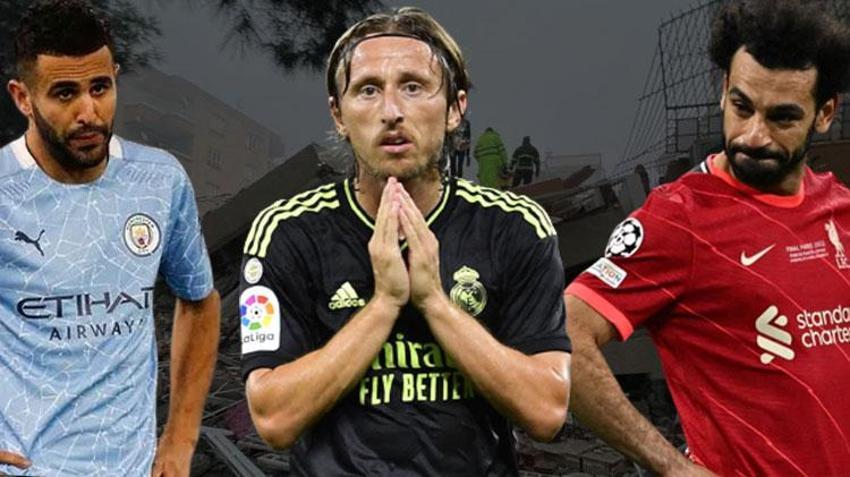 Mahrez, Modric, İcardi, Alex de Souza, Talisca... Spor camiasından Türkiye'ye deprem mesajları
