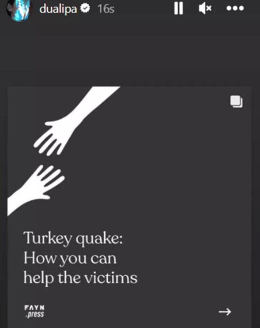 Dünyaca ünlü yıldızlardan deprem paylaşımları geldi!
