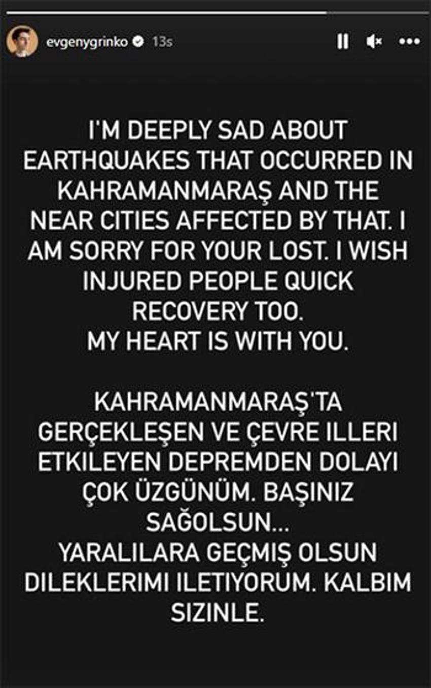 Dünyaca ünlü yıldızlardan deprem paylaşımları geldi!